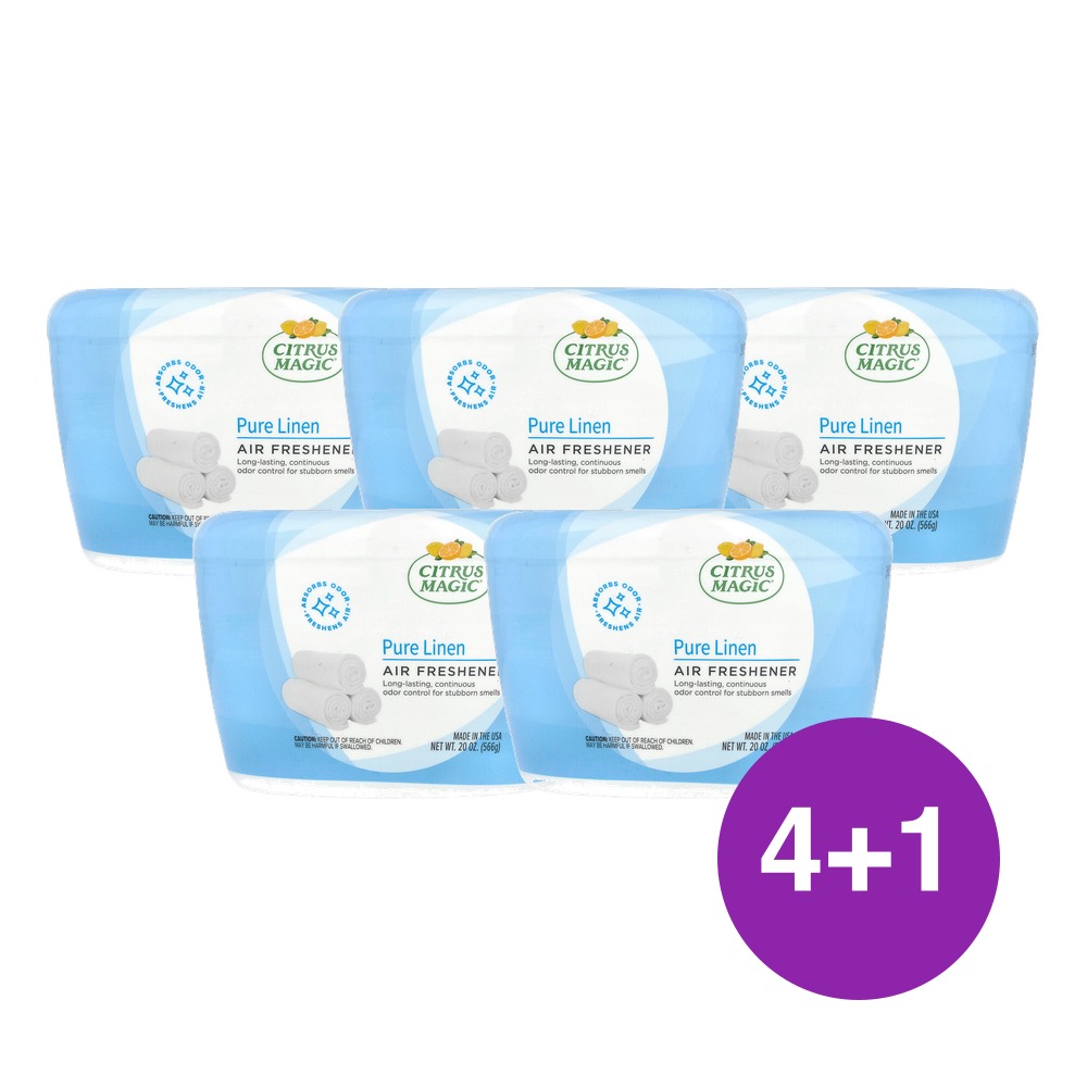 Citrus Magic 방향제 퓨어 린넨 567g, 5개 - 상품 이미지