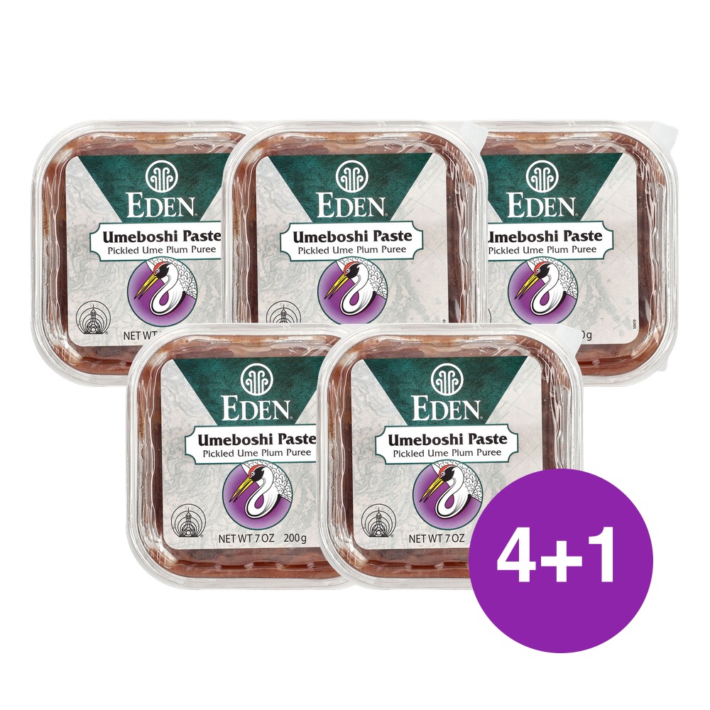 Eden Foods 우메보시 페이스트 염장 매실 퓌레 200g, 5개 - 상품 이미지