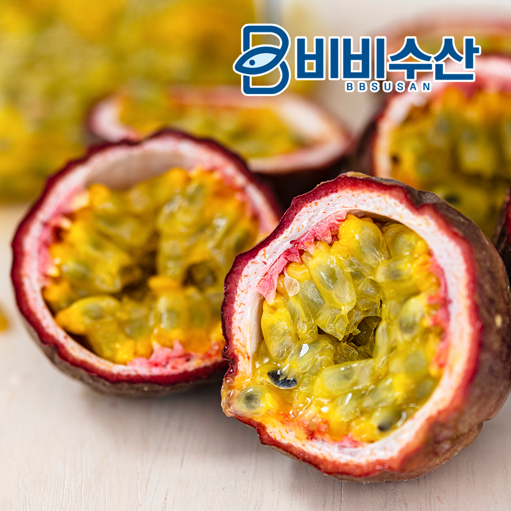 열대과일 패션후르츠 1kg+1kg 리치 망고 냉동과일 - 상품 이미지