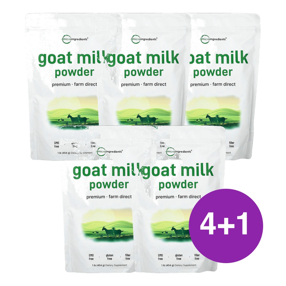 마이크로 인그리디언츠 산양유 분말 454g, 5개 상품 이미지