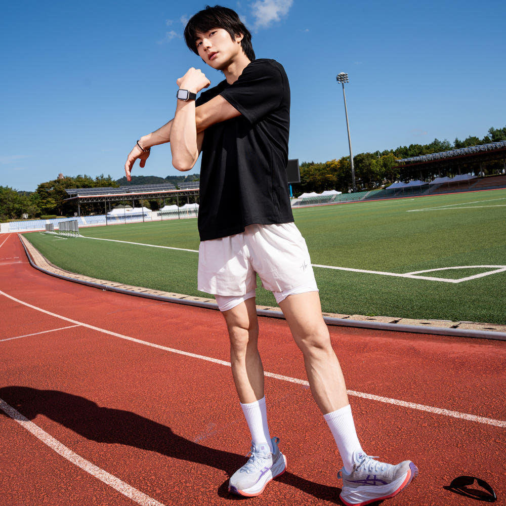 러닝라이프 러닝라이프 레이싱 쇼츠 러닝투인원 스포츠반바지