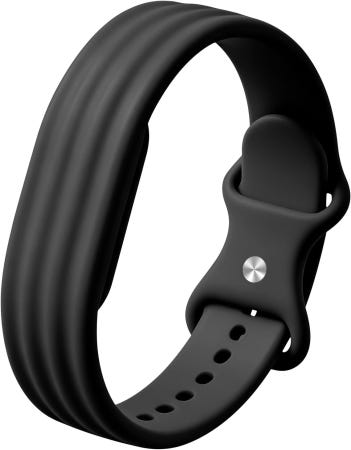 [해외]Zspoly (즈폴리) 실리콘 밴드 Google Fitbit Air 밴드용 울트라 소프트 교체용 스트랩 조절 가능한 방땀 손목 수면 트래킹 Large (60–20 mm Wr