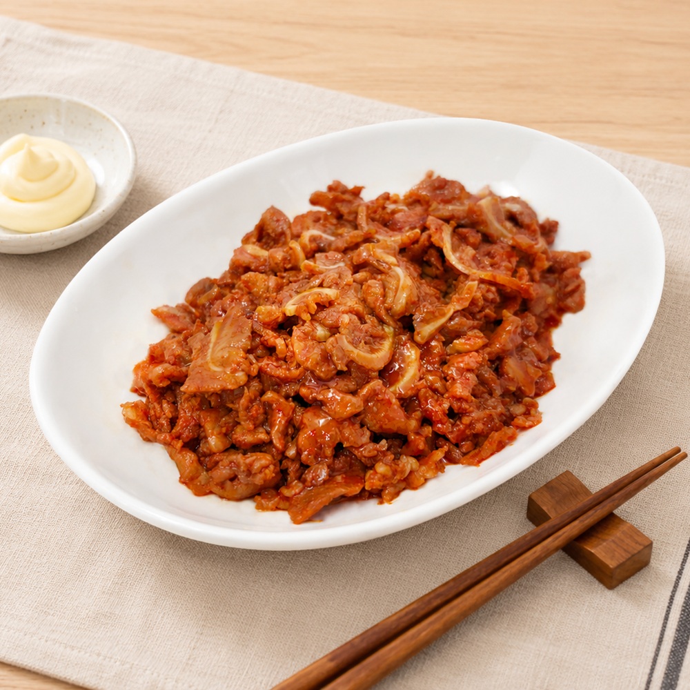 양념 오돌뼈 400g 매콤한 술안주 캠핑 밀키트 - 상세 이미지 3