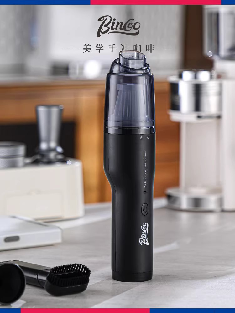 커피 가루 청소기 분무기 겸용 무선충전 틈새 흡입기 블랙 - 상세 이미지 4
