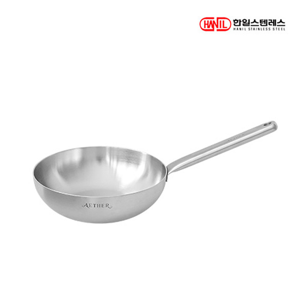 한일스텐레스 에테르 무연마제 통5중 스텐304 인덕션 후라이팬 24cm 이미지 8