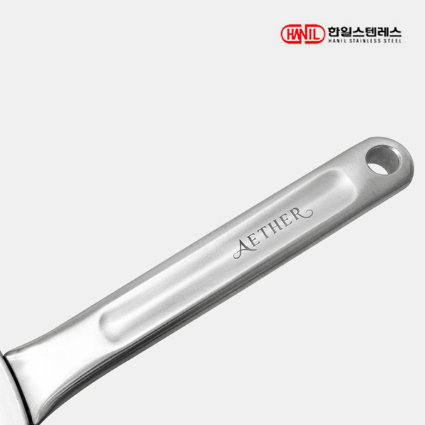한일스텐레스 에테르 무연마제 통5중 스텐304 인덕션 후라이팬 24cm 이미지 6