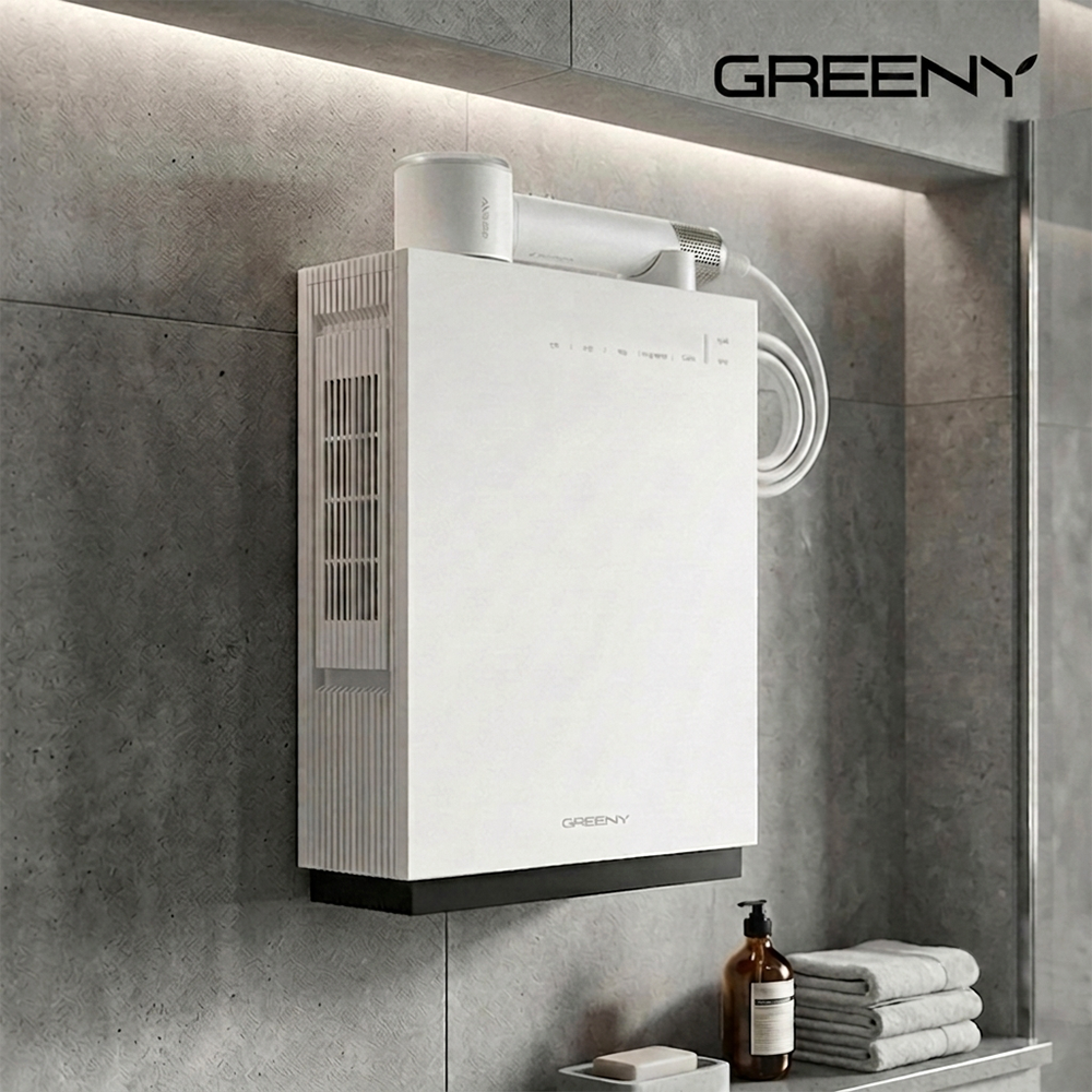 GREENY 욕실토탈케어 온풍기 화장실 난방기 제습 건조기 공기정화 국내제조 - 상품 이미지