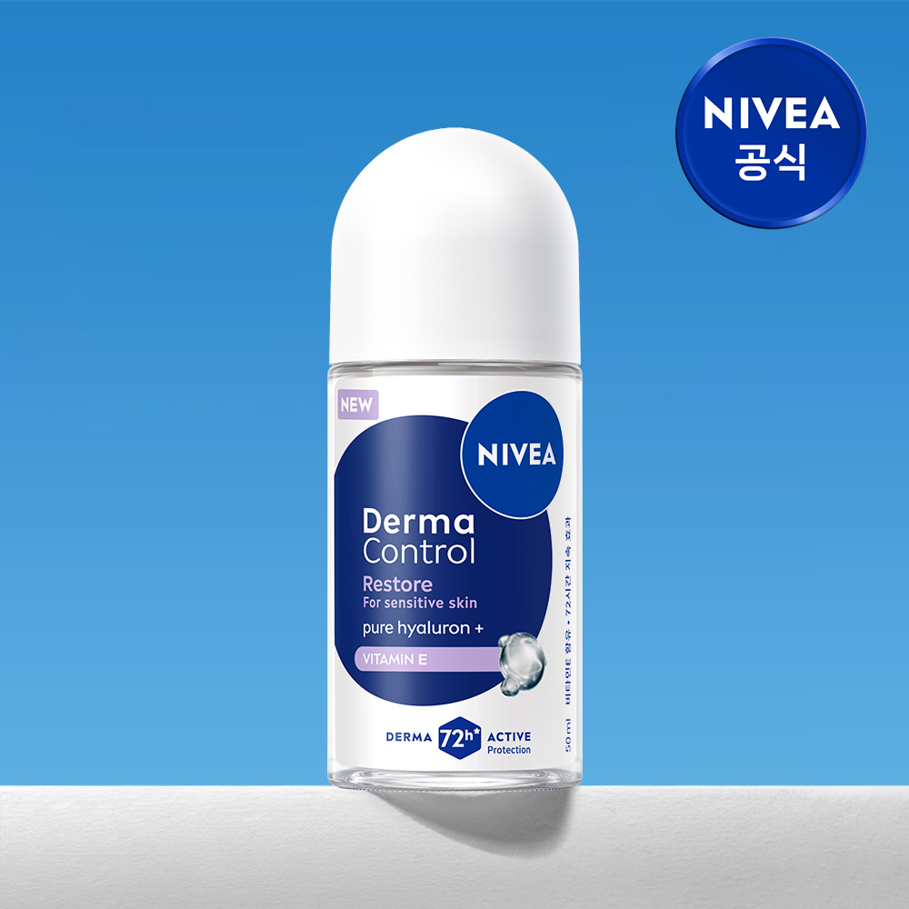 니베아 데오드란트 더마 컨트롤 리스토어 롤온 50ml, 1개 - 상품 이미지