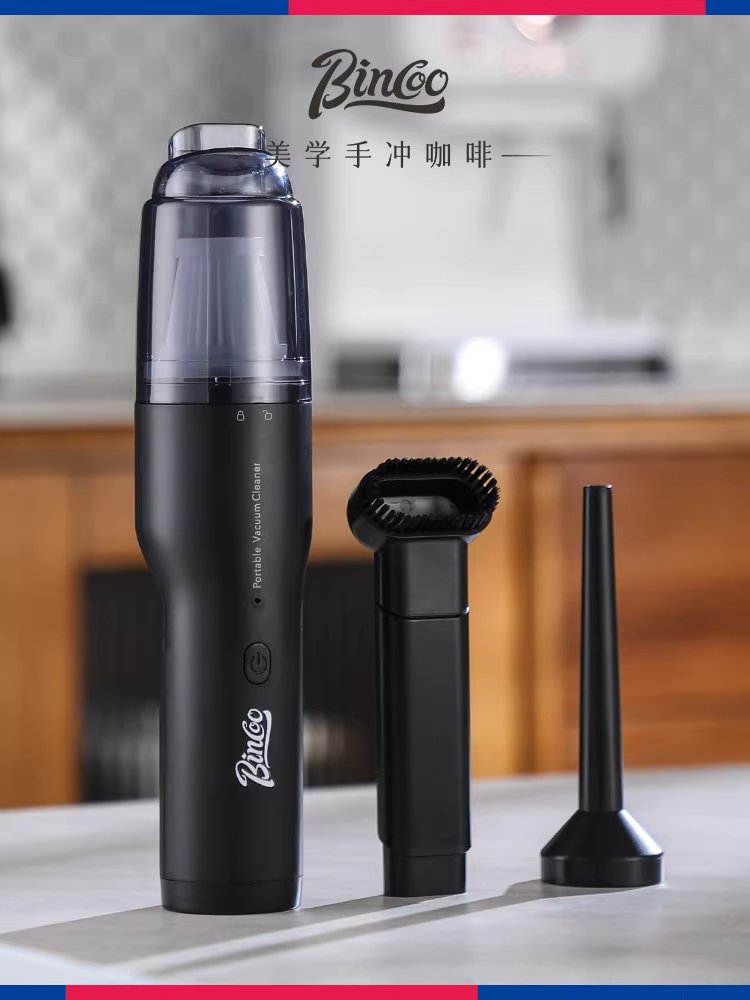 커피 가루 청소기 분무기 겸용 무선충전 틈새 흡입기 블랙 - 상세 이미지 5