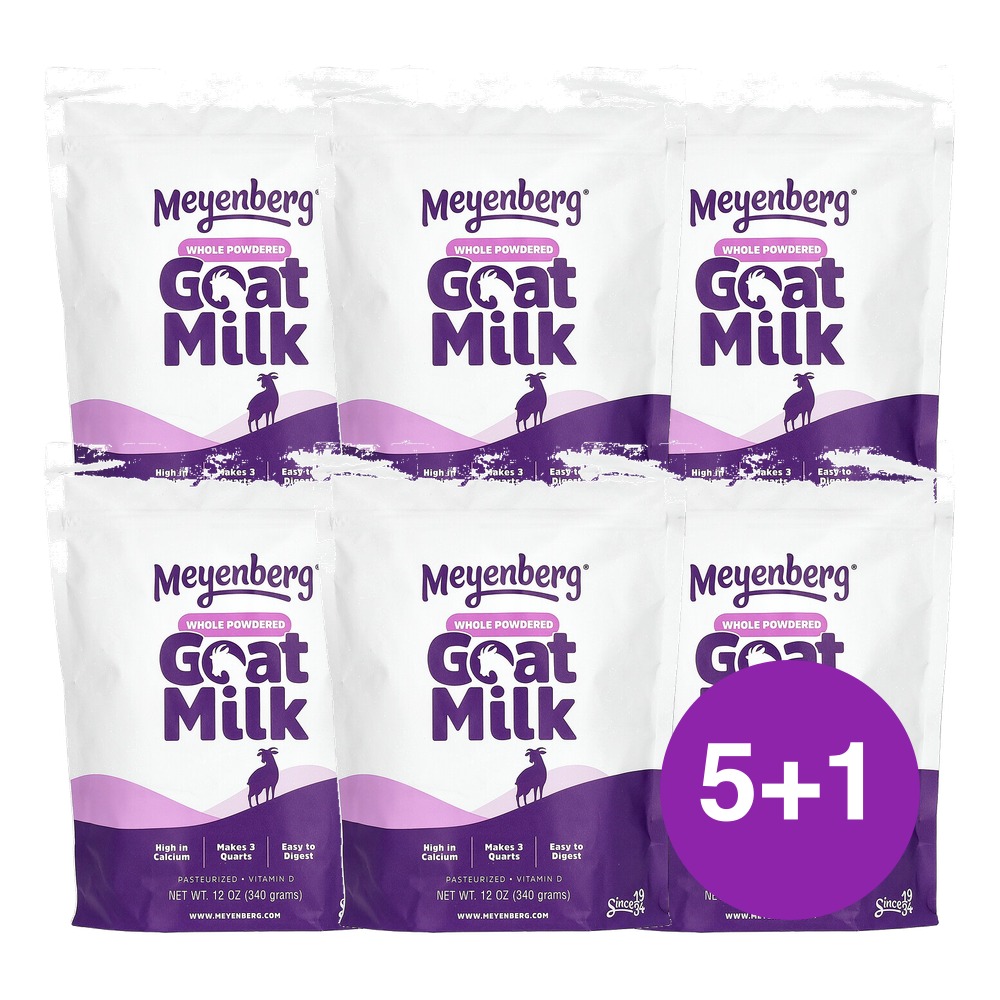 Meyenberg Goat Milk 산양유 전유 분말 340g, 6개 상품 이미지