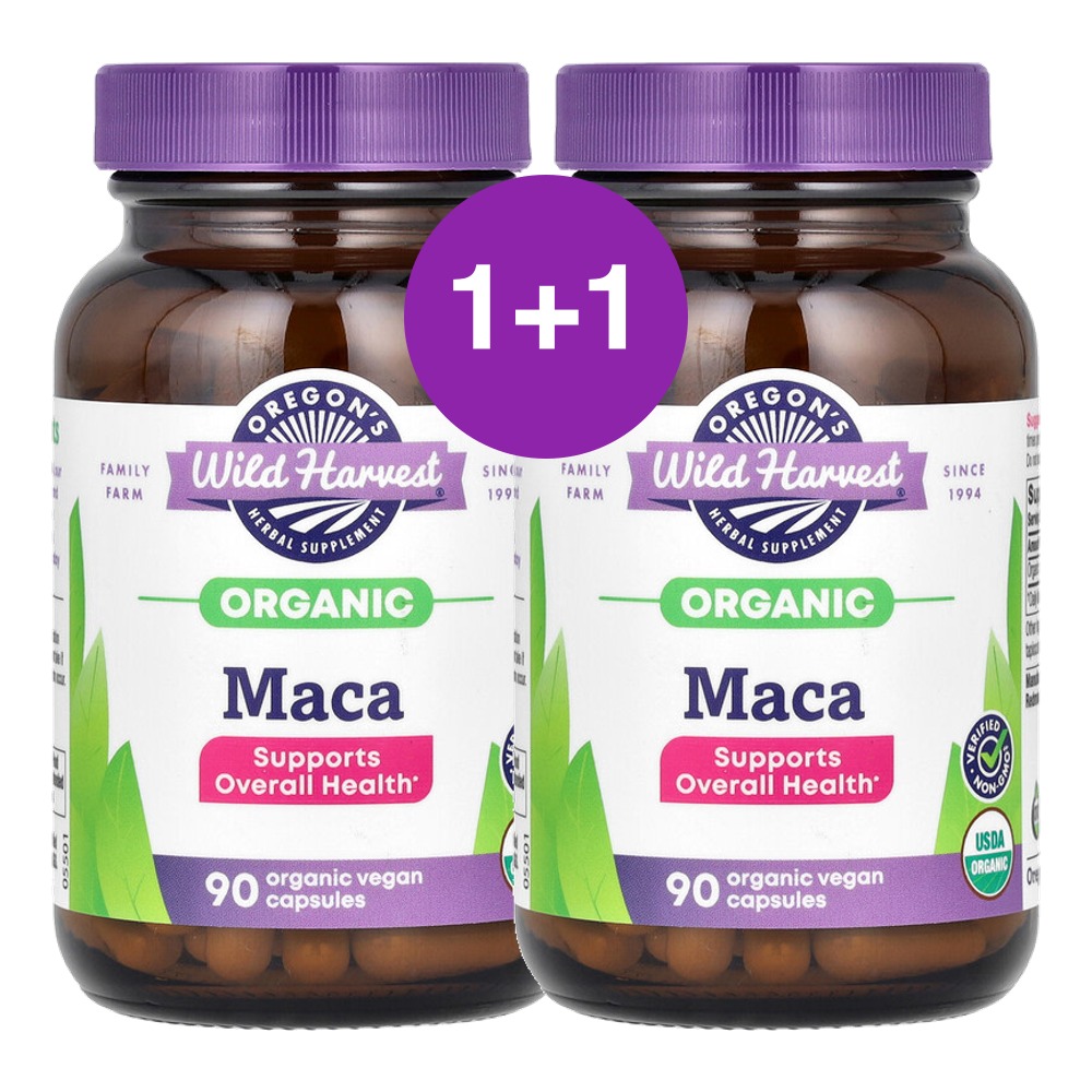 오리건스 와일드 하베스트 USDA 마카 615mg 90캡슐, 2개 - 상품 이미지