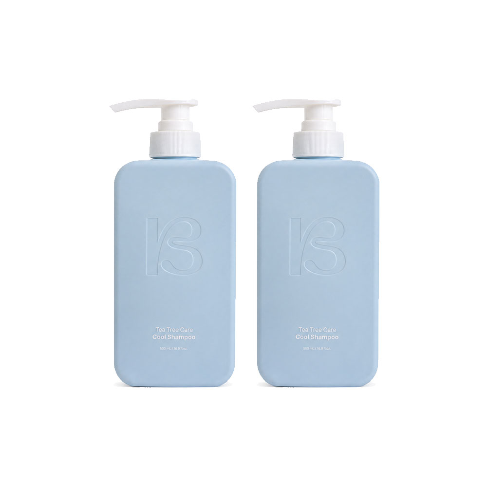 [리힘] 바이블루 티트리 케어 쿨 샴푸 500ml, 2개 - 상품 이미지