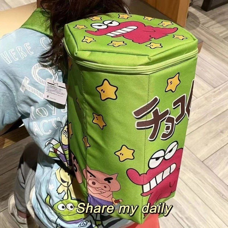 초코비 가방 짱구는못말려 귀여운 굿즈 학생 여행 신학기 - 상품 이미지