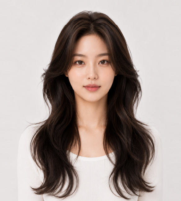 리안위그 여성 정수리 커버 부분가발 롱 기장 볼륨 탑피스 - 상품 이미지