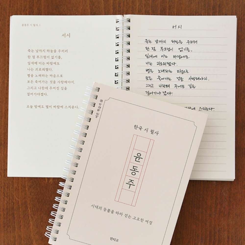 필사하기좋은책 한국 시 필사 책 어린이 노트 하루 글귀 성인 공책 이미지 7
