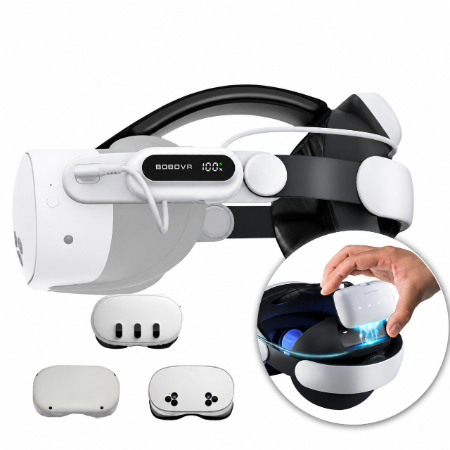메타퀘스트2 3 S 스트랩 악세사리 BOBOVR E3PRO 엘리트 배터리 헤드XR 오큘러스