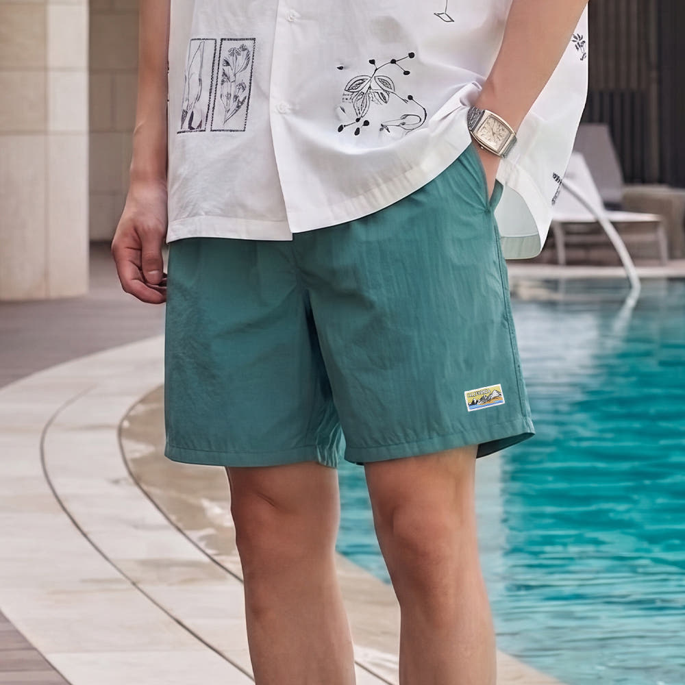 3부 썸머 쇼츠 여름 바캉스 휴양지 비치 수영복 스윔팬츠 보드숏 래시가드 캘리포니아 반바지 - 상세 이미지 2
