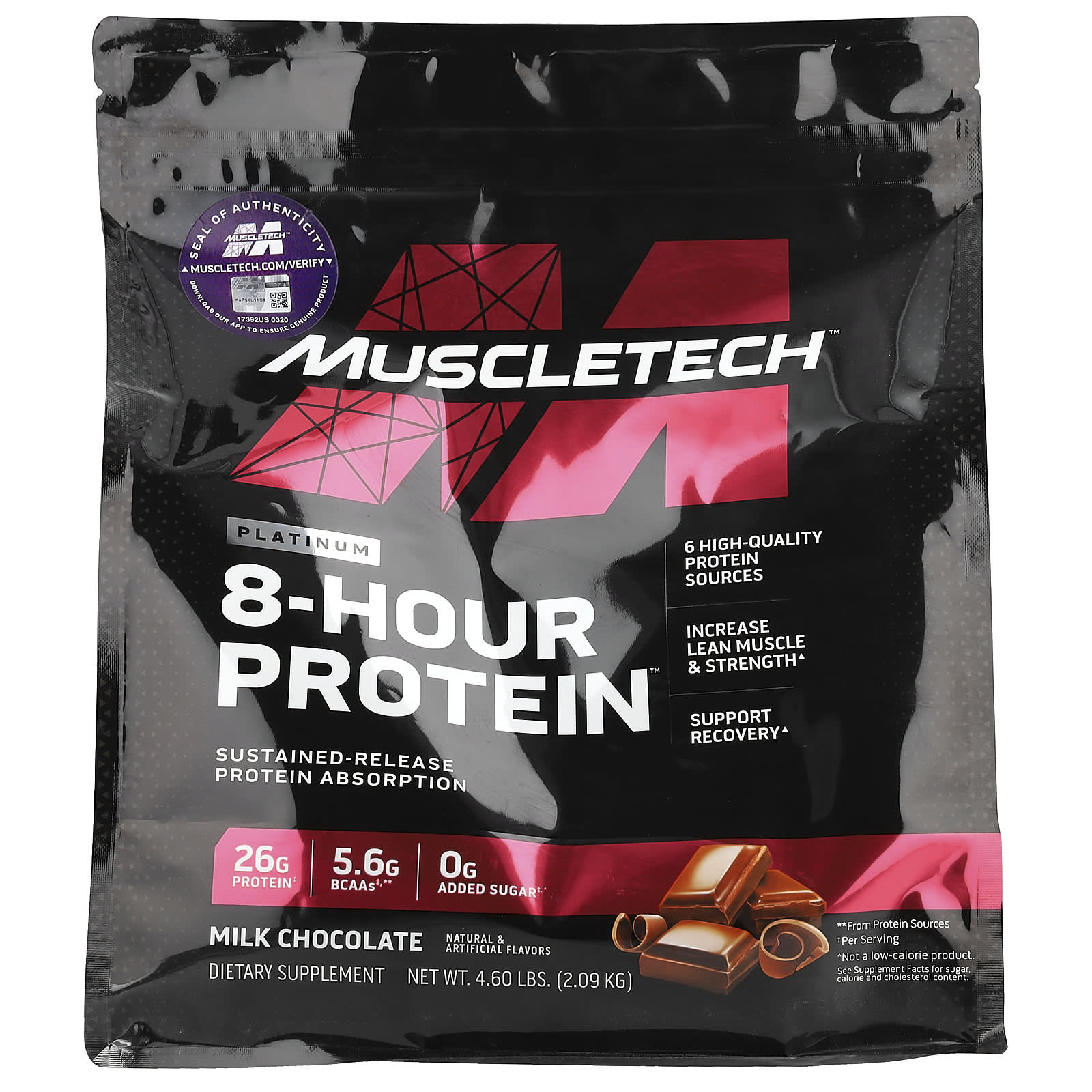 웨이프로틴 머슬텍 플래티넘 밀크초콜릿맛 2.09kg, 1개 - 상세 이미지 3