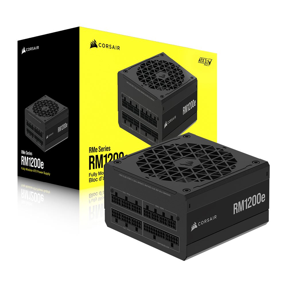 커세어 CORSAIR RM1200e ATX3.1 1200W 풀모듈러 컴퓨터 PC 파워서플라이 - 상품 이미지