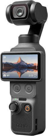 [해외]Osmo Pocket Essential Combo 인치 CMOS 4K/240fps 3축 손떨림 보정 2배 로스리스 줌 07GB 내장 스토리지 DJI Osmo Pocket 4