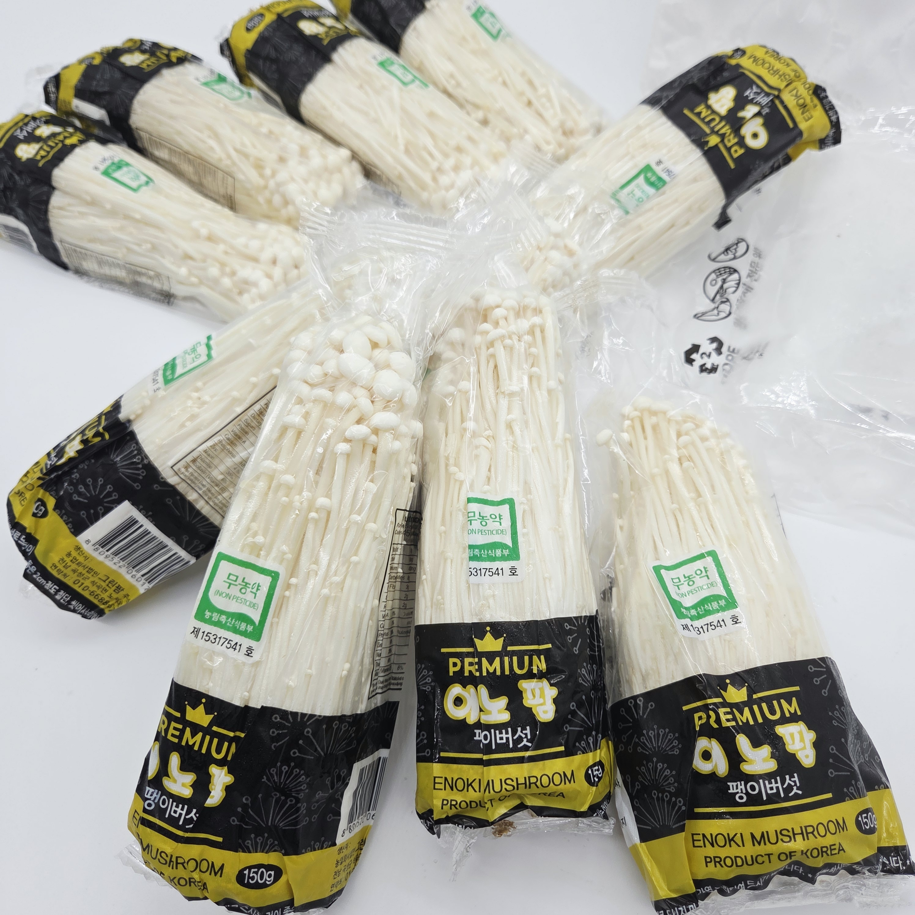 국내산 무농약 친환경 팽이버섯 1.5kg (150g 10봉) - 상세 이미지 4