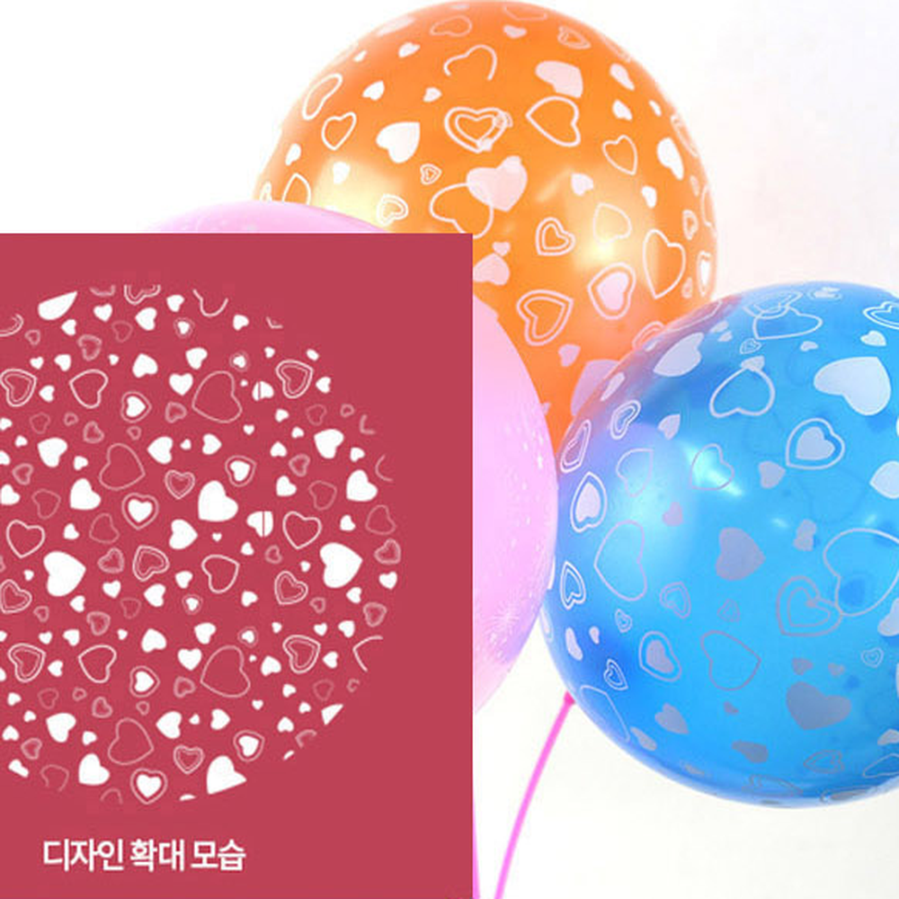 전체인쇄 이벤트연출 LED발광 생일파티준비 파티풍선 풍선꾸미기 3개입 - 상세 이미지 3
