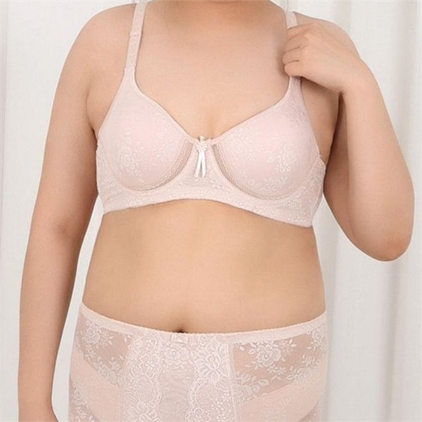 기능성 여성 빅사이즈 브라 B컵 데일리 여성 와이어 브라 플라워 - 상세 이미지 2