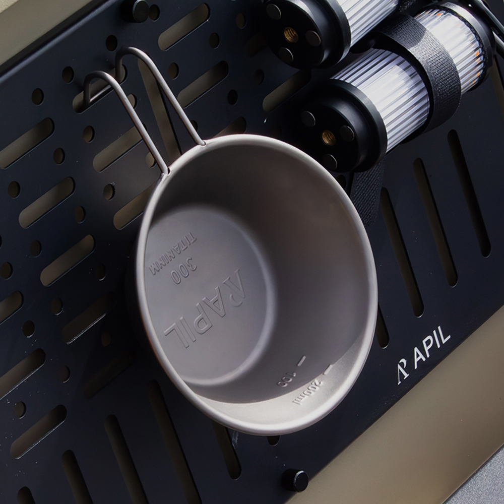 아필 미니멀 티타늄 시에라컵 캠핑 머그 300ml - 상세 이미지 3