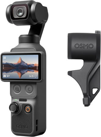 [해외]DJI Osmo Pocket 4 Standard Combo Gimbal Vlog Camera 34 CMOS amp 4K/240fps 3Axis Image Stabilizat