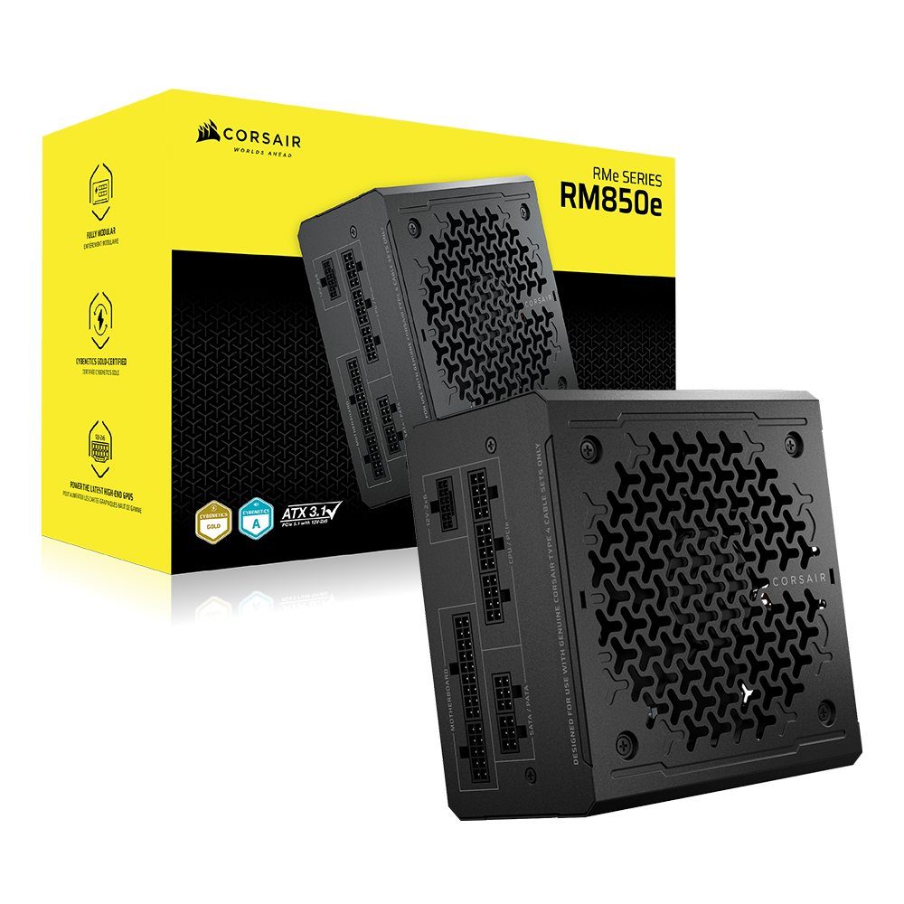 커세어 CORSAIR RM850e ATX3.1 850W 80PLUS 골드 컴퓨터 파워서플라이 - 상품 이미지