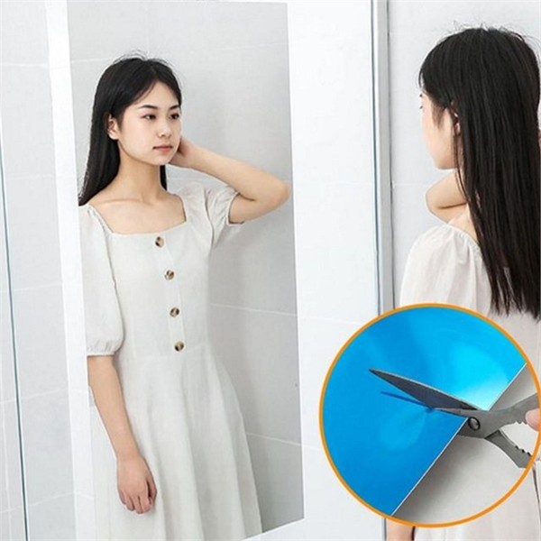 점착식 붙이는 거울 안전 diy 거울 인테리어 벽면 꾸미기 - 상세 이미지 2