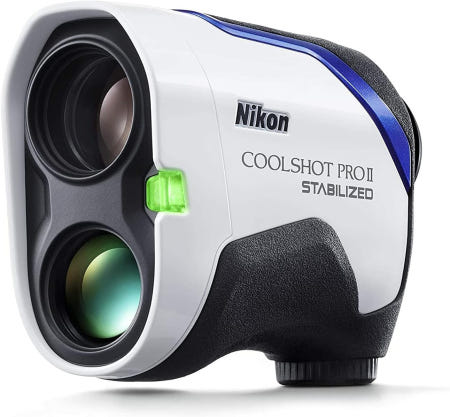 NIKON [해외]니콘 쿨샷 프로 II 안정화 골프 레인지파인더 경사 OLED 디스플레이가 장착된 방수 및 공식 모델 안정적인 시야 6배 배율 8 유기 EL 디스플레이 안개 65온스