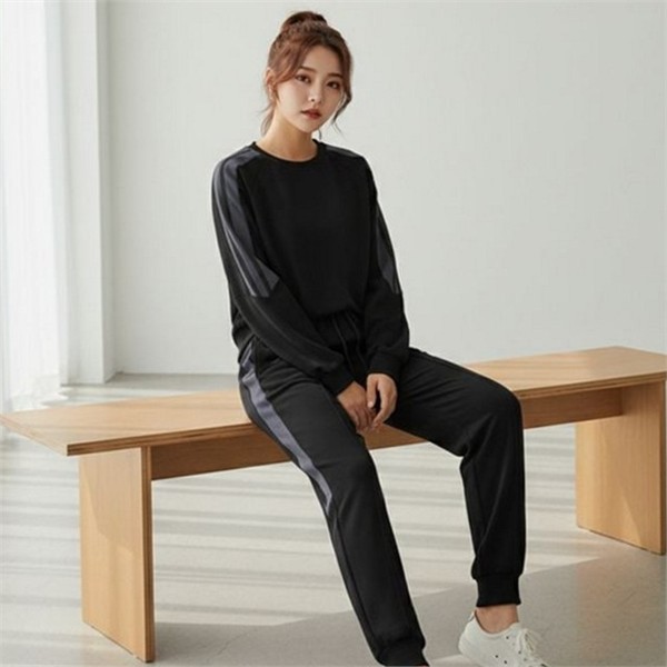 데일리 여성 트레이닝 트레이닝복 여성 맨투맨 조거 간절기 체육복 운동복 - 상품 이미지