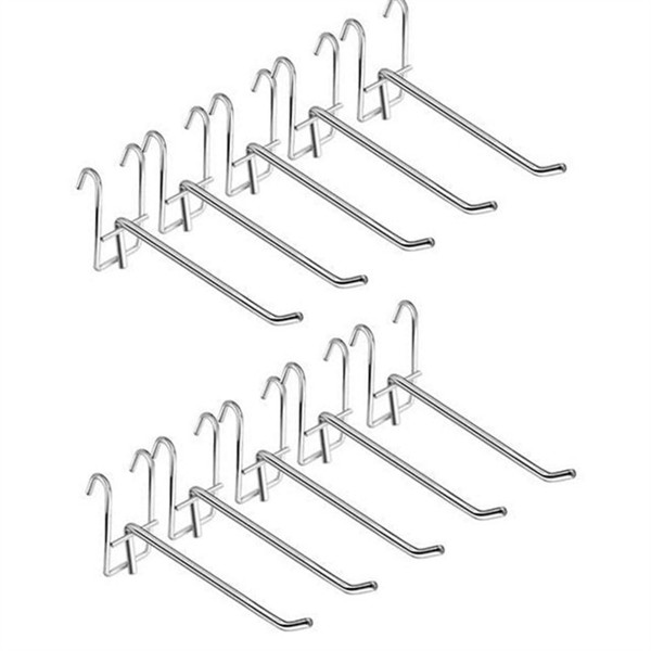 와이어 진열대 후크 15cm 10P 그리드 가판대 후크 고리형 다용도 - 상품 이미지