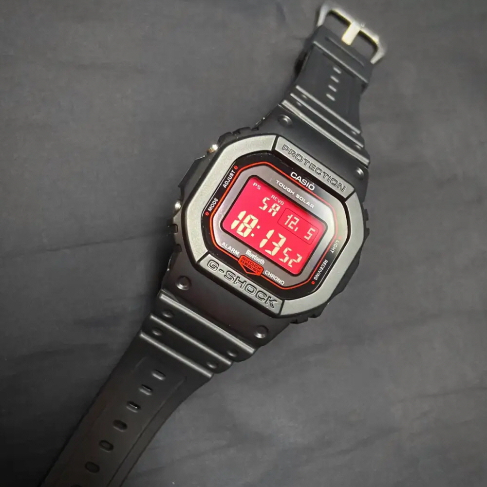 CASIO 카시오 스퀘어 블러드 손목시계 류선재 시계 GW-B5600AR-1PR - 상세 이미지 5