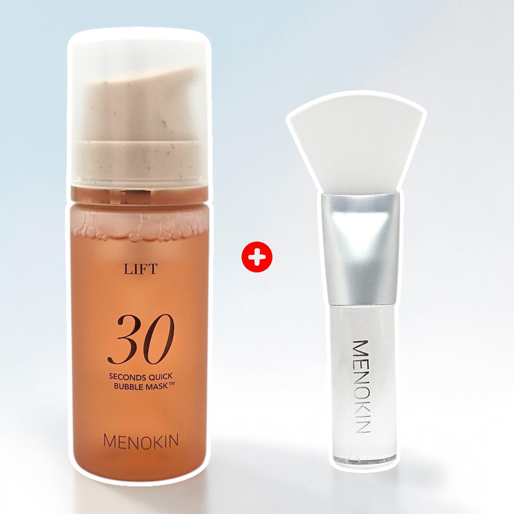 메노킨 버블팩 리프트 95ml 30초 퀵 버블 마스크 (+팩브러쉬 추가) 기획 - 상품 이미지
