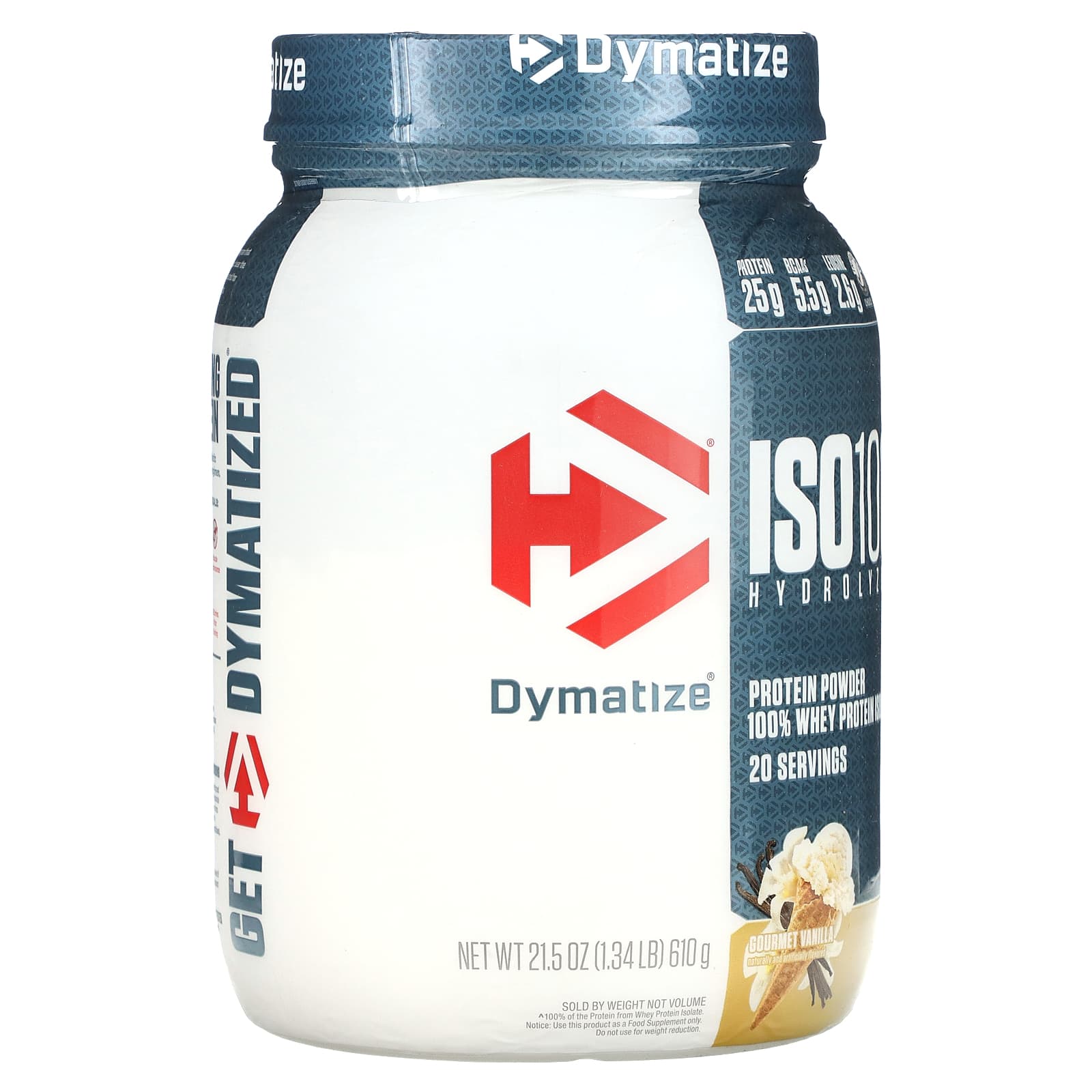Dymatize ISO100 웨이프로틴 아이솔레이트 바닐라맛 610g, 1개 - 상세 이미지 5