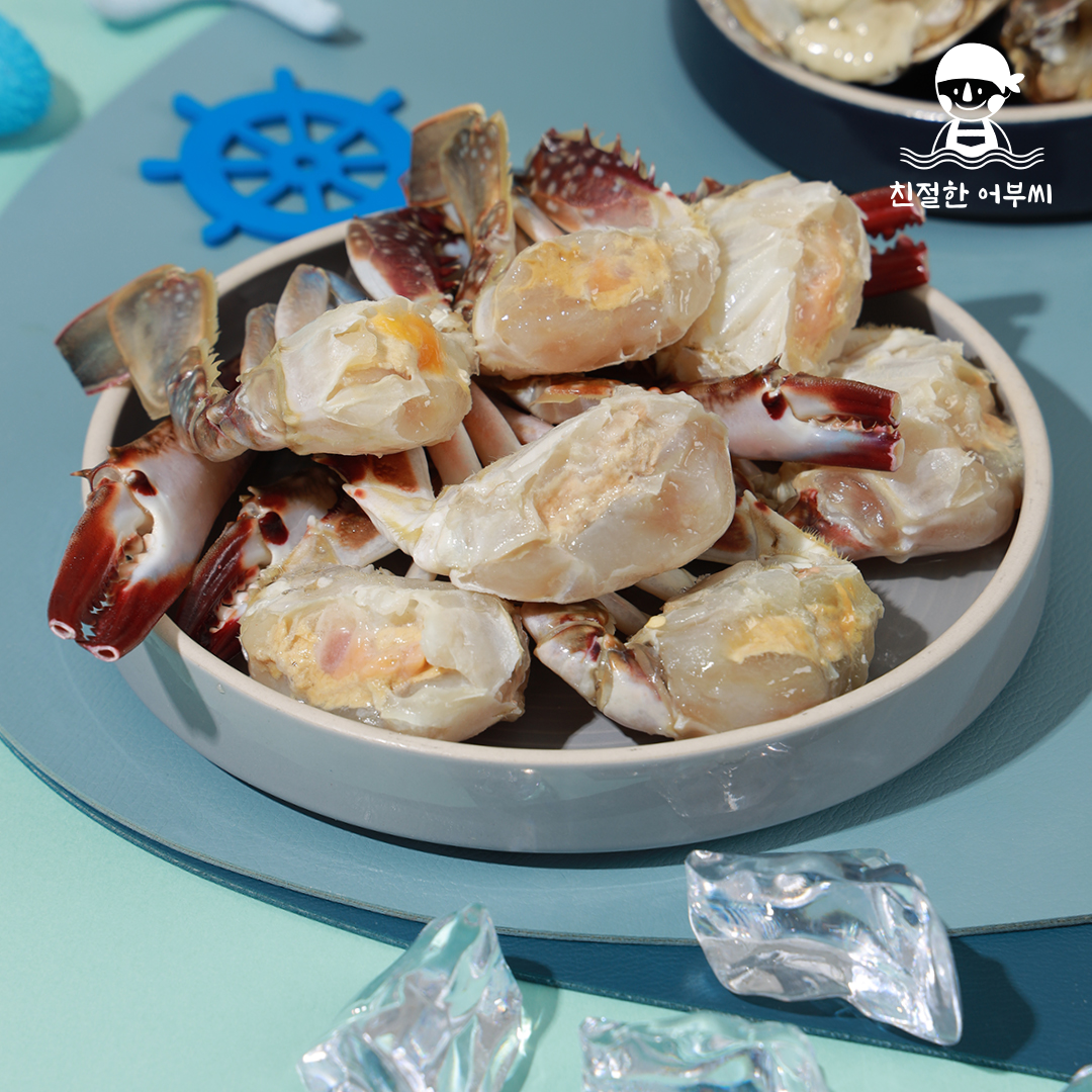 제철 손질 절단꽃게 급냉 냉동 세척 꽂개 친절한어부씨 - 상세 이미지 4