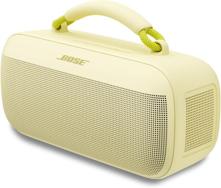 [해외]SoundLink Max 휴대용 스피커 최대 20시간 연속 가능한 대형 블루투스 무선 방수 USBC 35mm AUX 입력 지원 시트러스 옐로우 citrus yellow