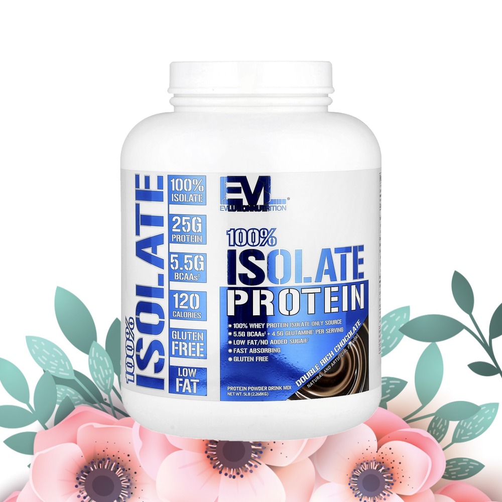 EVL 아이솔레이트 프로틴 더블리치 초콜릿맛 단백질보충제 2.268kg, 1개 - 상품 이미지