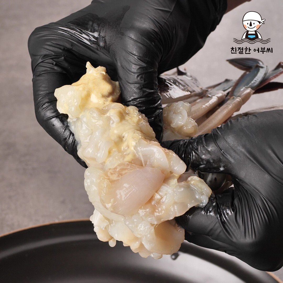 제철 손질 절단꽃게 급냉 냉동 세척 꽂개 친절한어부씨 - 상세 이미지 3