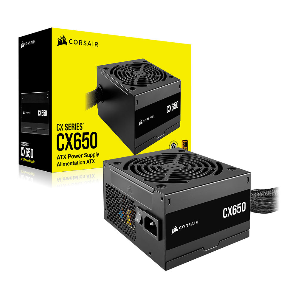 커세어 CORSAIR CX Series CX650 650W 80PLUS 브론즈 컴퓨터 PC 파워 - 상품 이미지