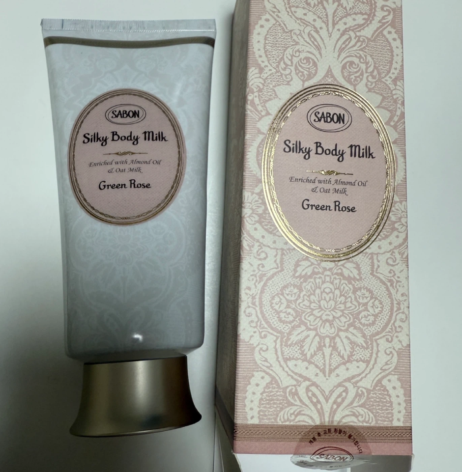사봉 실키 바디밀크 로즈티 피부보습 촉촉한바디케어 200ml - 상품 이미지