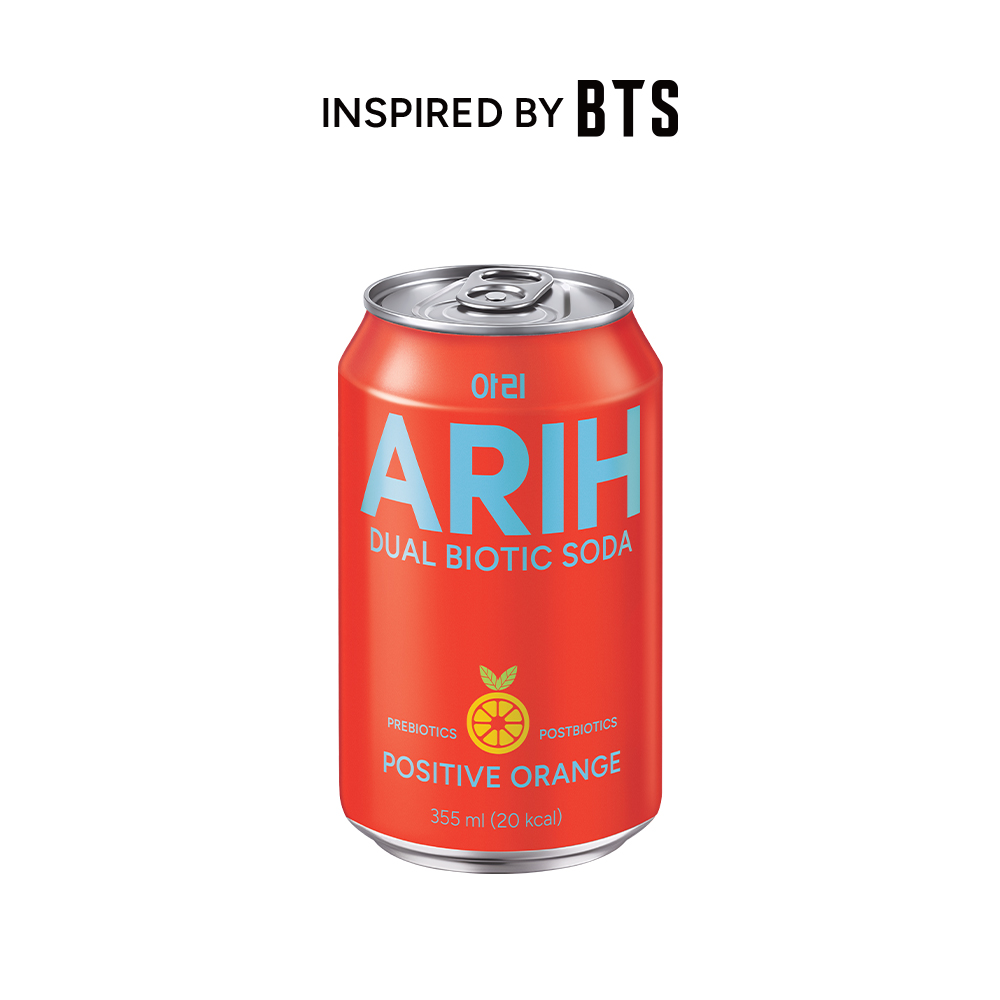 아리 ARIH 듀얼바이오틱 소다 포지티브 오렌지 1BOX(355ml x 24입) - 상품 이미지