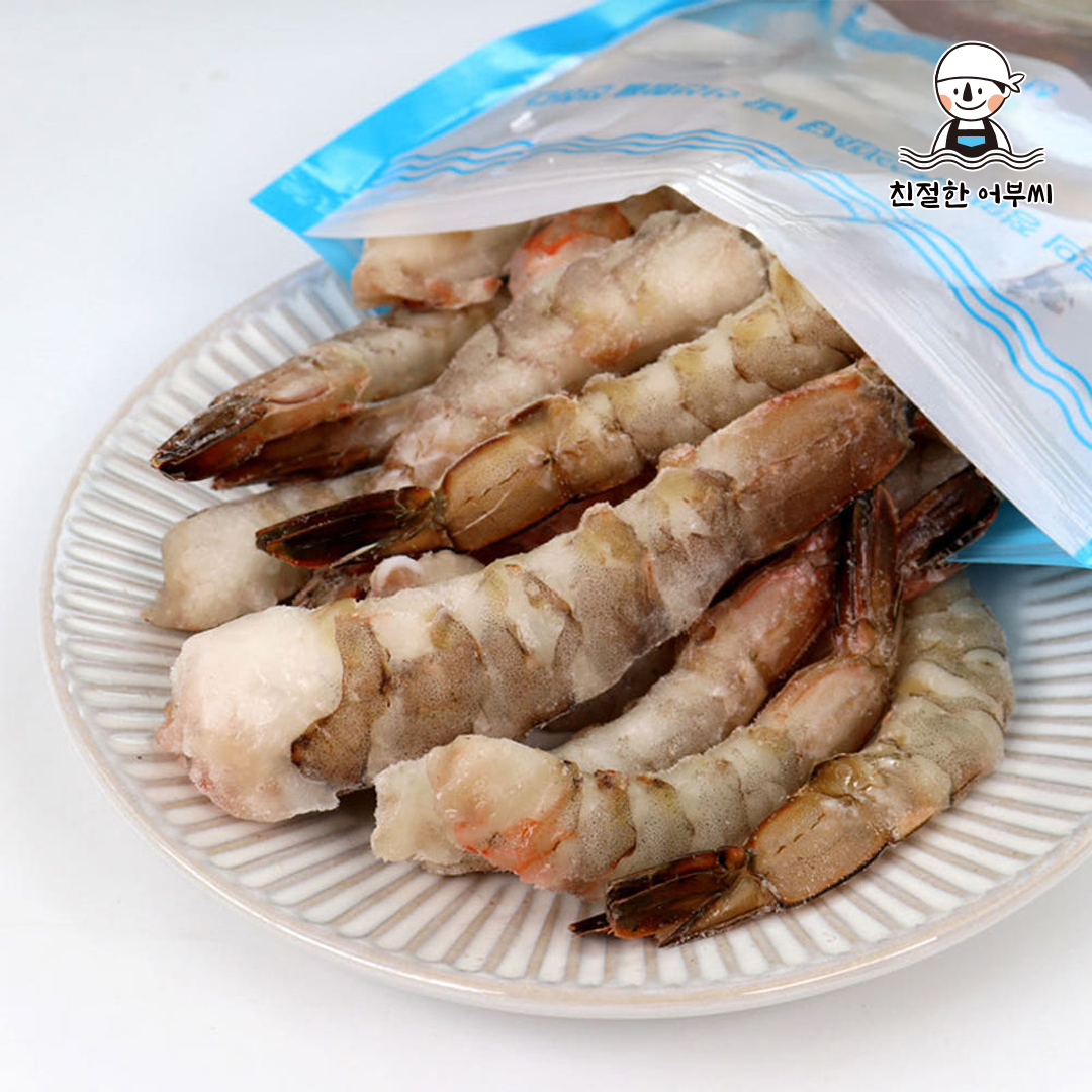 안면도 자연산 대하 깐 새우살 왕 특대 300g 500g 친절한어부씨 - 상세 이미지 5