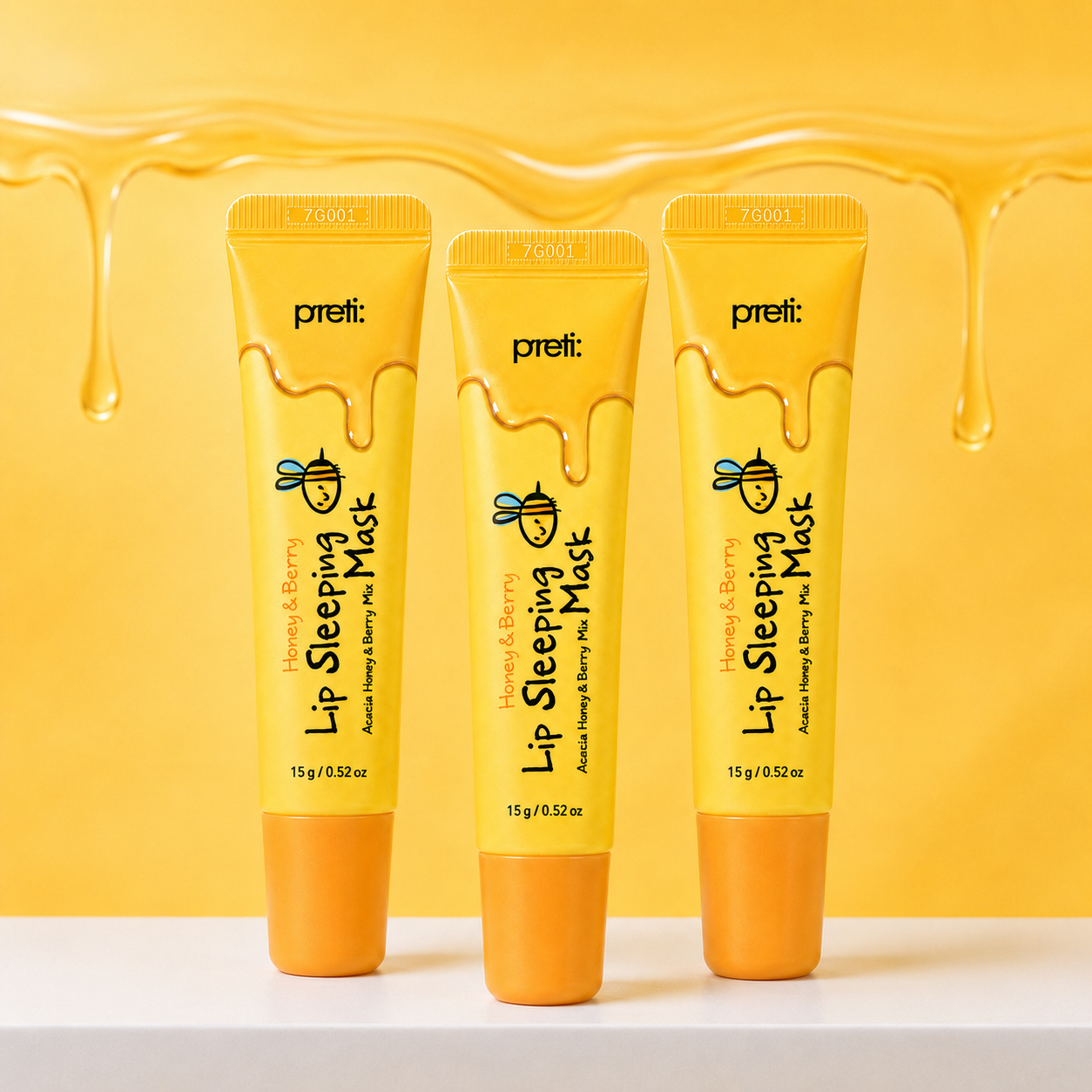 허니앤베리 립슬리핑마스크 15ml 보습립밤 입술각질 투명, 45g - 상품 이미지