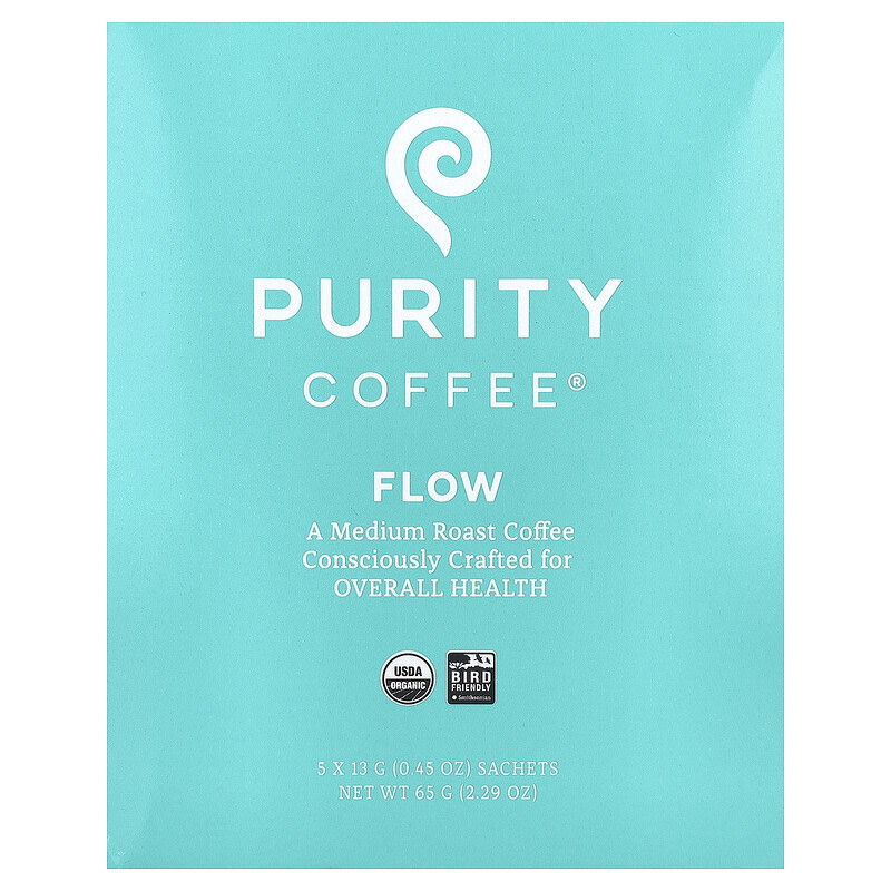 Purity Coffee Flow 티백 미디엄 로스트 65g, 1개 - 상품 이미지