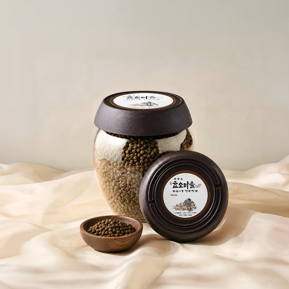백준호 효소마을 국산 쥐눈이콩 청국장환 300g 600g - 상품 이미지