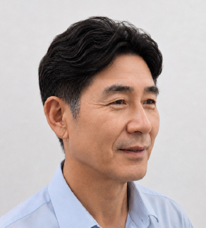 리안위그 남성 맞춤가발 60대 여름 내추럴 스타일 - 상품 이미지