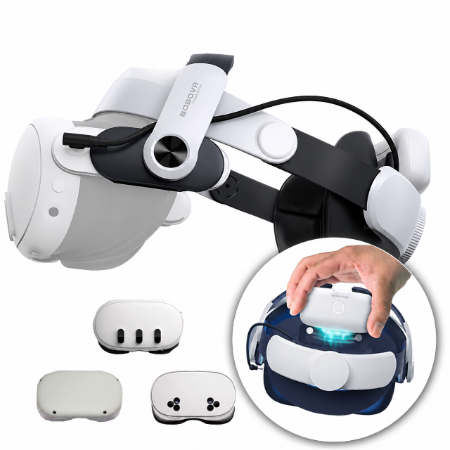 메타퀘스트2 3 S 스트랩 악세사리 BOBOVR M3PRO 헤일로 배터리 오큘러스 헤드XR 상품 이미지